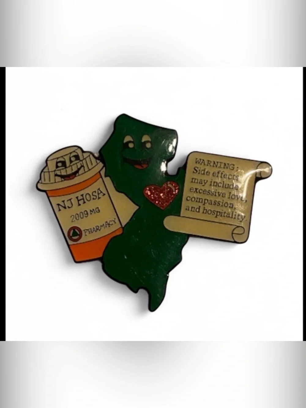 Vintage Pharmacy Advertisement Lapel Pin #7649